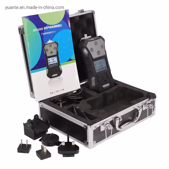 IP68 Waterproof 4 Gas Meter Portable Multi-Gas Detector Lel, Co, H2s, O2 Gas Analyzer