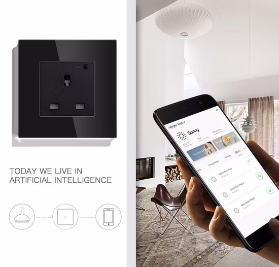 UK Standard British WiFi Smart Wall Socket