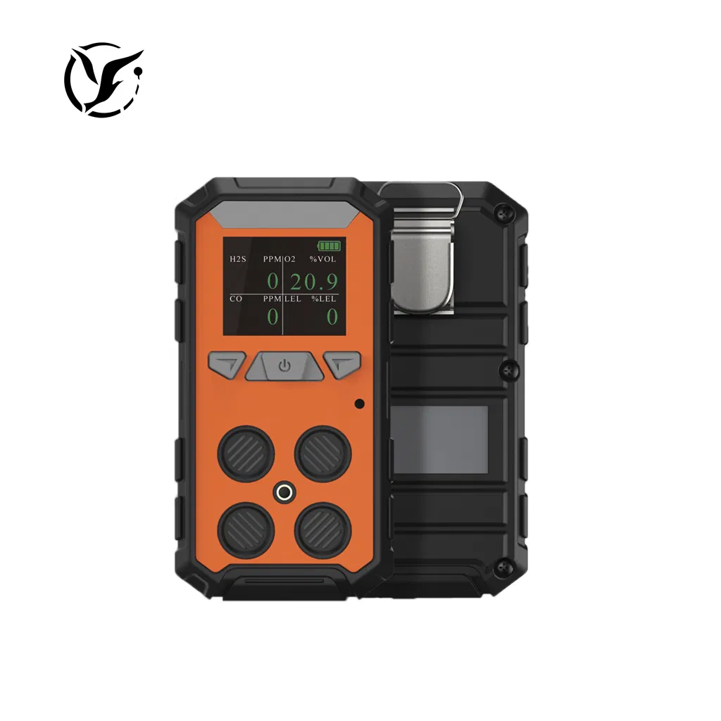 IP66 Portable Four-in-One Multi Gas Detector with Ex-Proof Certification