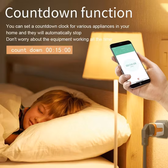 WiFi Wireless Smart Socket EU UK Us Italy French 16A APP Remote Control Smart Power Plug Socket