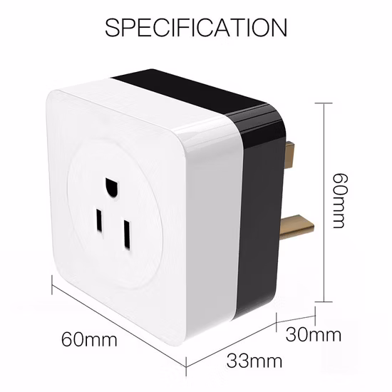 WiFi Smart Plug Tuya WiFi Us Smart Socket 10A Wireless Remote Voice Control Smart Plug